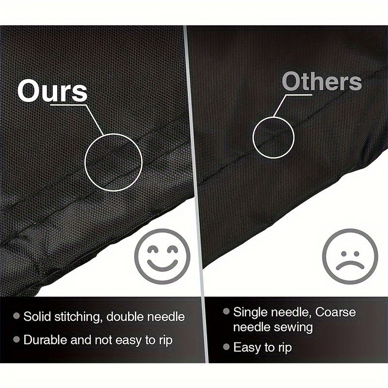 Full Coverage Waterproof BBQ Grill Cover Garden Furniture Covers Patio Furniture Cover- Dustproof And Durable Oxford Fabric, Ideal For Outdoor Patio Garden Grills Windproof Tear- With Strap Fastening Design, Fits Most Standard Grills 58*46*24 inch