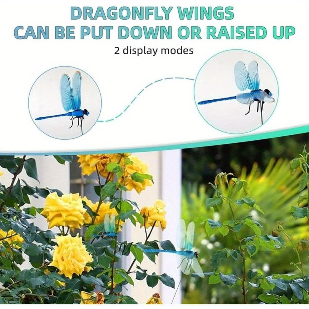 Insect Repellent Dragon Bat Clip Set (20pcs), 3D Fake Dragon Bat Hat Jewelry, Decorative Garden Dragon Bat (20pcs, 4 Colors Optional)