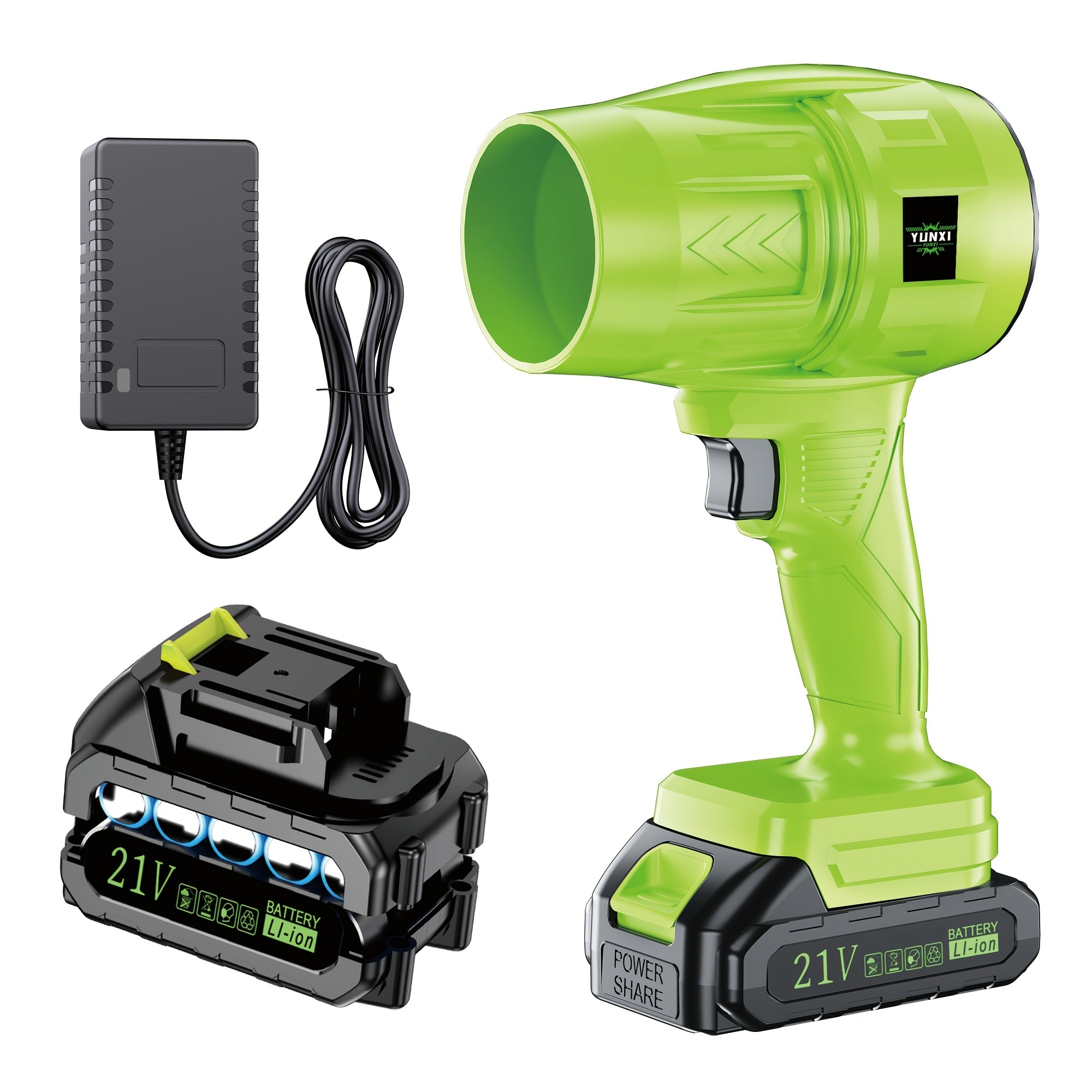 [Turbo Blower Fan] Blower Cordless High Power High-speed Turbo Fan, Portable Handheld Blower, Optional Equipped With Battery And Quick Charger, Optional Cleaning Machine Suitable For Household Outdoor Leaf And Dust Blowing | Perfect Holiday Gift
