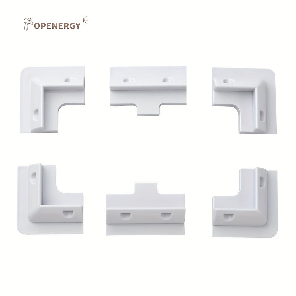 Solar Panel Bracket ABS Solar Panel Installation Bracket 6 Non Drilling Angle Bracket Support Kit, Suitable for Rvs, Boats, Camping Car Canopy (White)