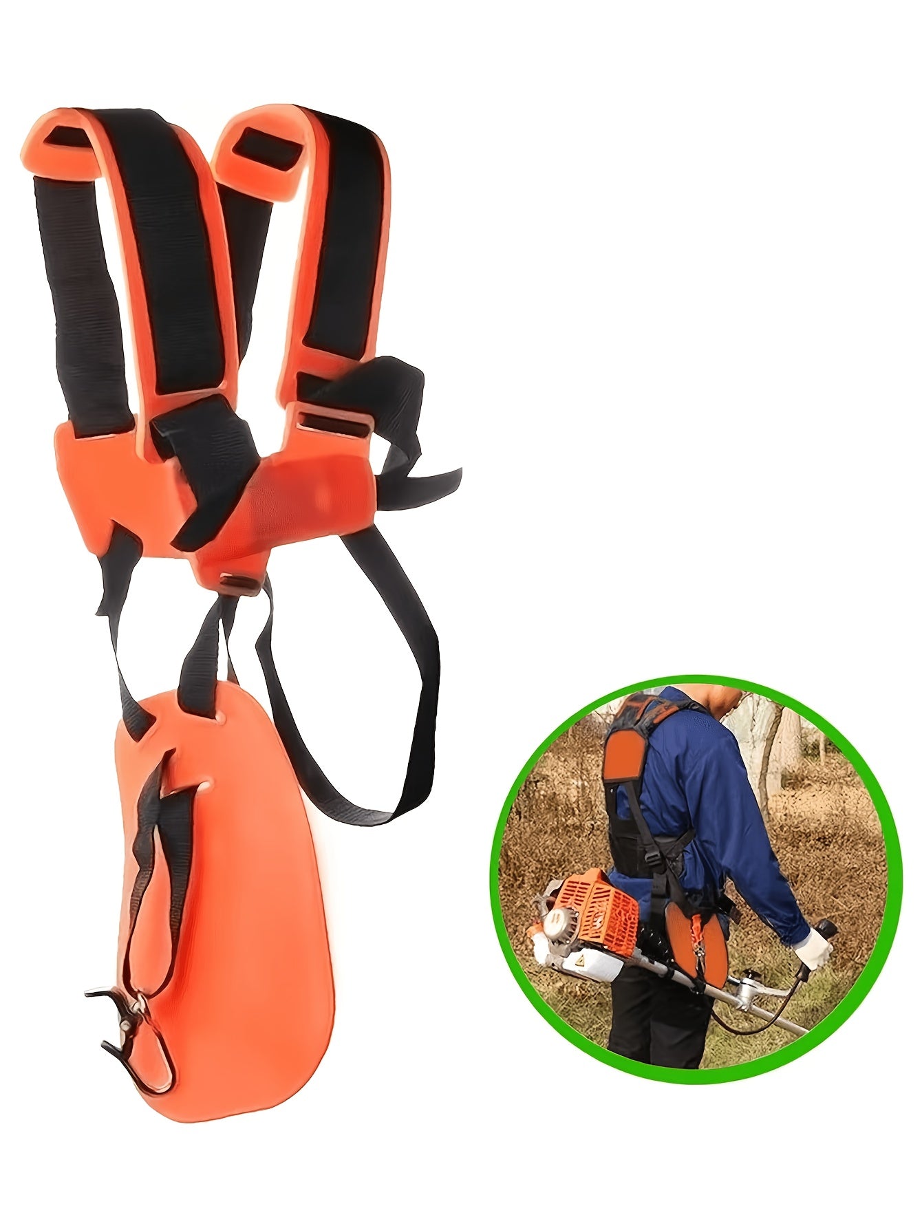 Shoulder Straps - 2 Adjustable Comfortable Suspenders, Suitable for Lawn Mowers And Weeders - Unisex & Durable - an Ideal Choice for Outdoor Lawn Work