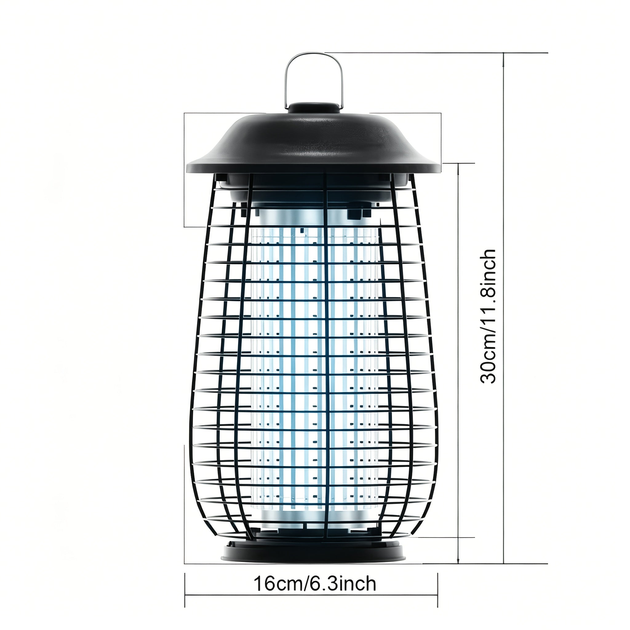 Bug Zapper Indoor & Outdoor, 4200V Electric Mosquito Zapper, 10 Years Lifespan, 6.5ft Power Cord,, Fly Trap Mosquito Trap, Fly Killer Fly Zapper for Home, Patio, Kitchen, Backyard, Camping