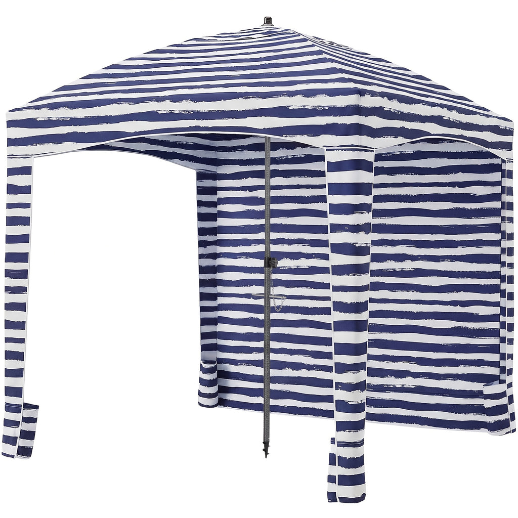 Portable Beach Cabana Shelter Canopy, UPF 50+ Sand Pocket Sun Shade with Carry Bag, Easy Setup Outdoor Beach Tent with Vent Top, for Family & Friends