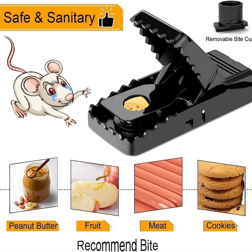 8-Pack of Indoor Mouse Traps, Quick And Effective Solutions for Catching Small Mice Safely And Sanitarily for Homes with Pets And Families