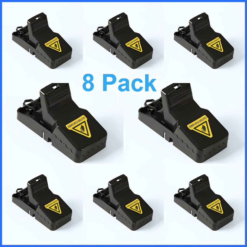 8-Pack of Indoor Mouse Traps, Quick And Effective Solutions for Catching Small Mice Safely And Sanitarily for Homes with Pets And Families