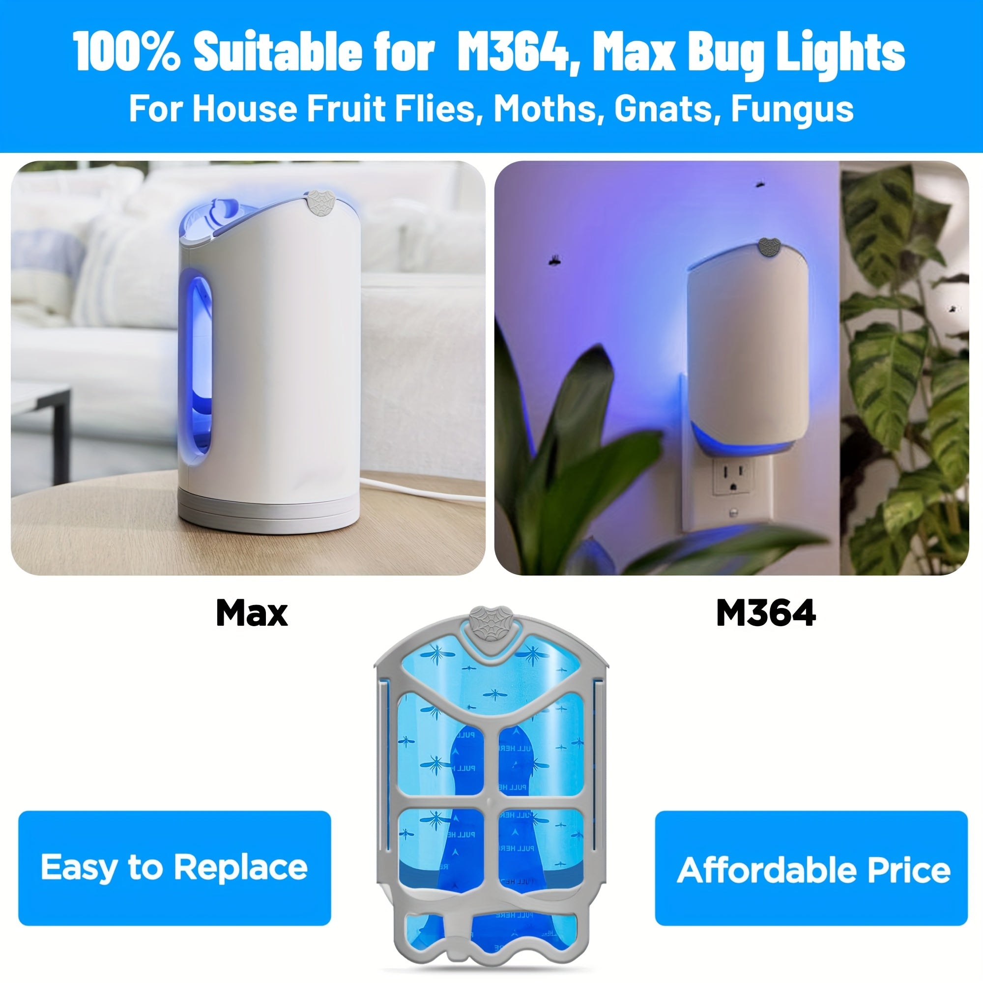 10 PACK Refill Cartridge Kit Compatible for Plug-in Light M364 And Max, 1:1 Build Size, Replacement 100% Fit