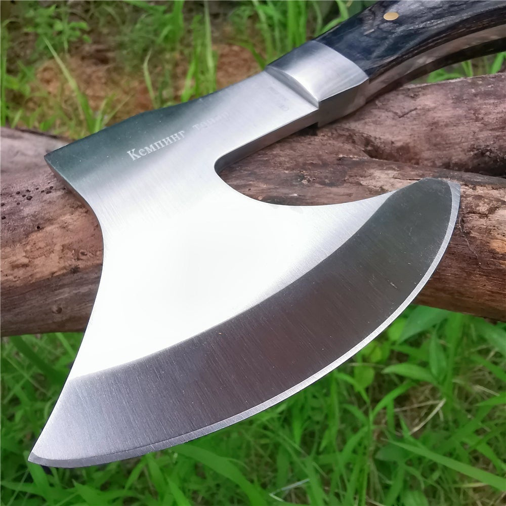 Stylish And High-Strength Battle Axe, Sharp Fire Axe for Outdoor Jungle Camping, Essential Life-Saving Gear, Durable And Sharp Equipment