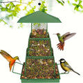 "Seed-Saving" Heavy-Duty Outdoor Bird Feeder – Squirrel-Proof, Metal Mesh Design for Cardinals & Wild Birds, Perfect for Garden & Yard Decor