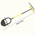 Manual Edge Cutting Shovel with Handle Half- Lawn Edge Cutting Machine Serrated Hand Lawn Edge Cutting Tool Step Edge Cutting Shovel