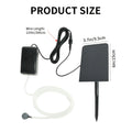 1pc Square Solar-Powered Aeration Pump with Hose, Air Stone, and Various Small Accessories, 118.11inch Wire, Portable Oxygen Pump, Effectively Aerates Ponds, IPX4 Rating