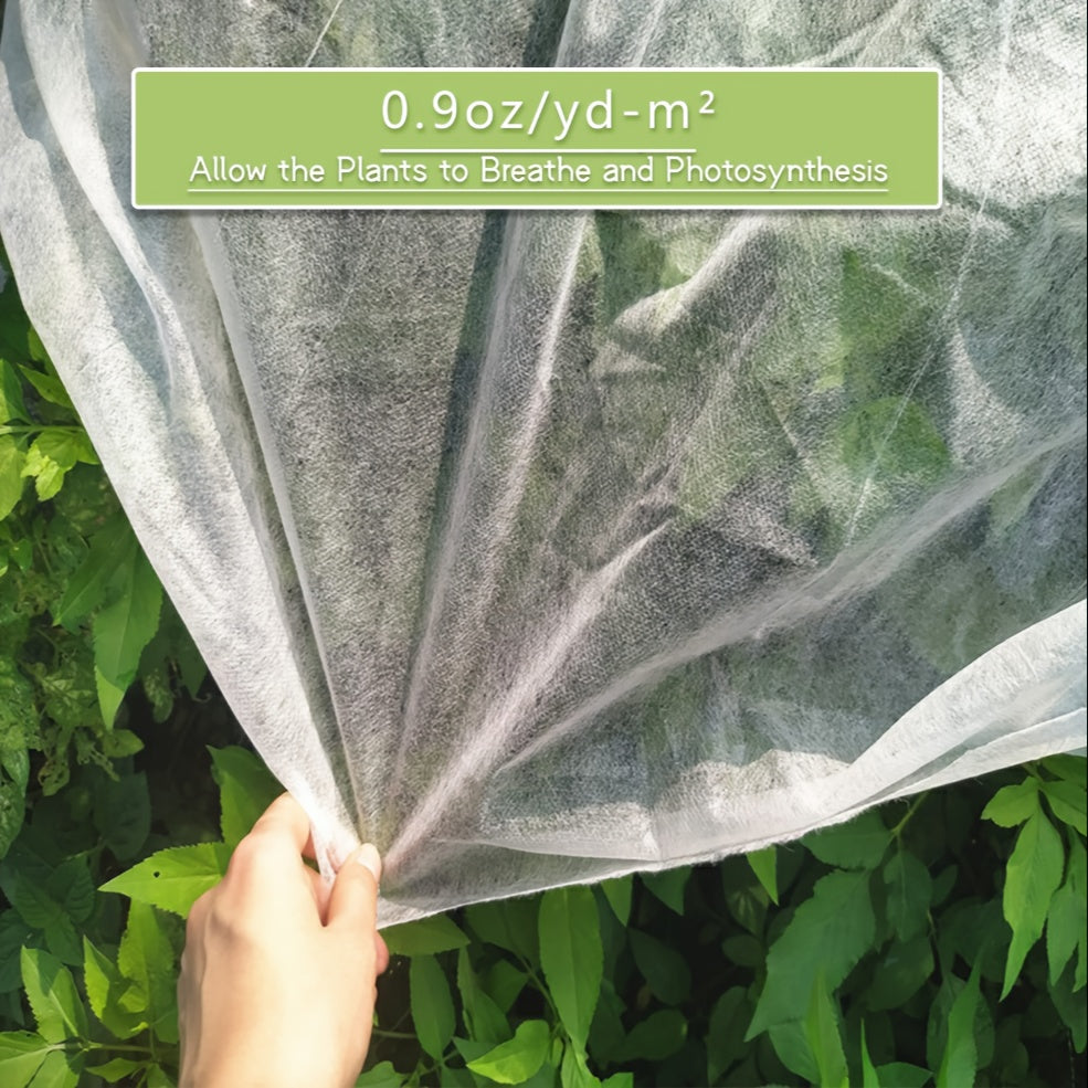 1 pack, thickened and reinforced plant cover with anti freezing protection, 2 reusable floating row covers measuring 10 feet x 30 feet 6.8 inches x 30 inches, cold weather anti freezing plant blanket (excluding support hoops)