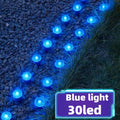 30 LED Outdoor Solar Lawn Lights, Solar Lights Outdoor Waterproof, IP54 Waterproof, Can Be Used As Guide Lights For Small Garden Paths, Patio, Garden, And Lawn Path String Lights, Suitable For Paths, Camping, Parties, Weddings, Festive