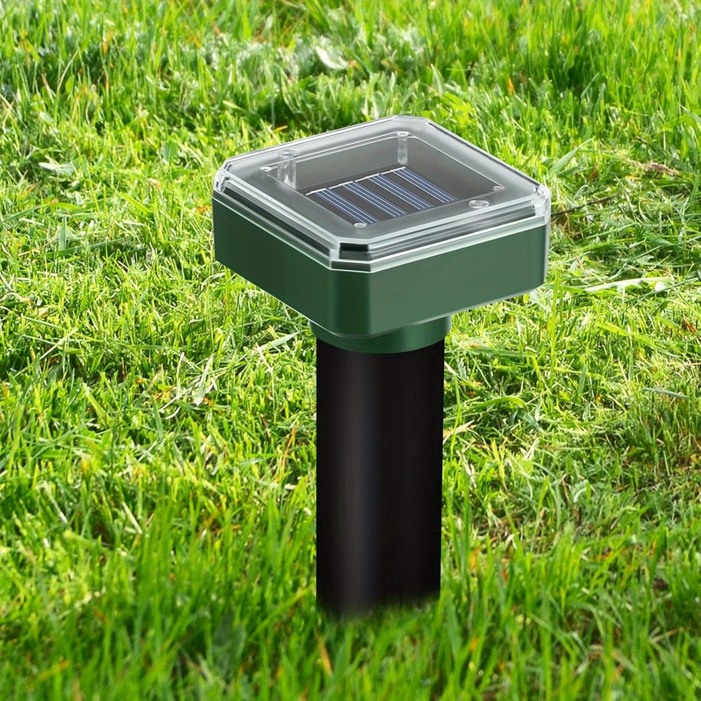 [Solar-Powered Repellent] Solar - Powered Soundwave Technology Repellent (8 - Pack, Upgraded): Repel Moles, Gophers, Voles and Insects in Your Yard with Repellent Spikes, Keep Burrowing Animals at Bay
