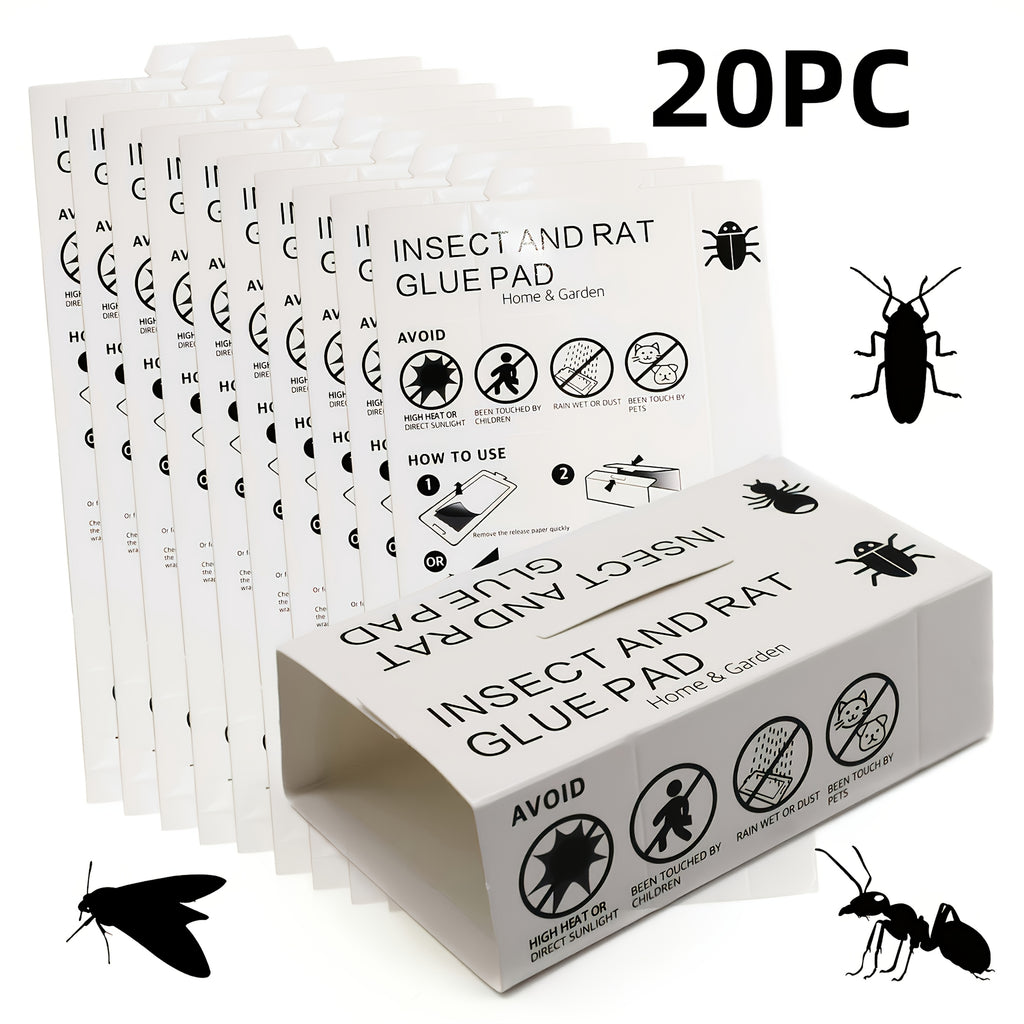 Highly Effective Adhesive Insect Trap - Extremely Sticky, Made for Roaches, Flying Bugs, And Other Pests, Ideal for Managing Household Infestations, Appropriate for Both Indoor And Outdoor Settings, Easy to Set Up
