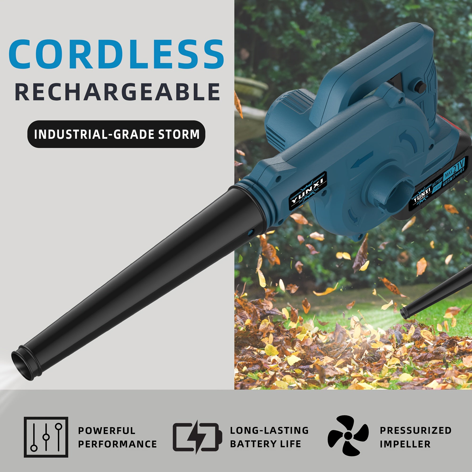 Portable Wireless Leaf Blowers, Wireless Leaf Blowers, Lightweight Leaf Blowers, Portable Charging Hair Dryers, Small And Lightweight Car Dust Collectors, Compact Handheld Vacuum Cleaners, Can Quickly And Easily Maintain Lawns And Gardens at Home