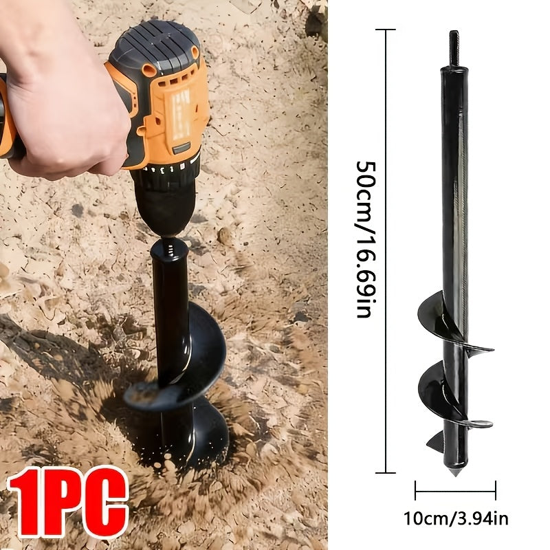 Multi-size Spiral Drill for Planting | Heavy-duty Steel Garden Auger, Suitable for Planting/drilling, Made Of Metal, Sturdy And Durable, Labor-saving Tool