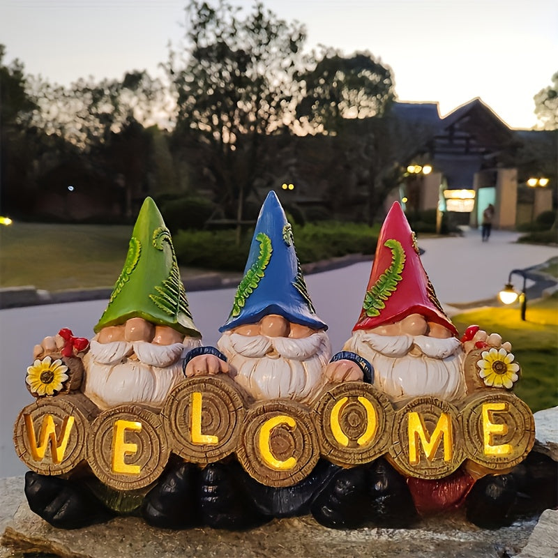 Whimsical Garden Gnomes Multiple Designs, Resin Dwarf Statues, Outdoor Ornaments for Patio, Yard And Lawn Decor