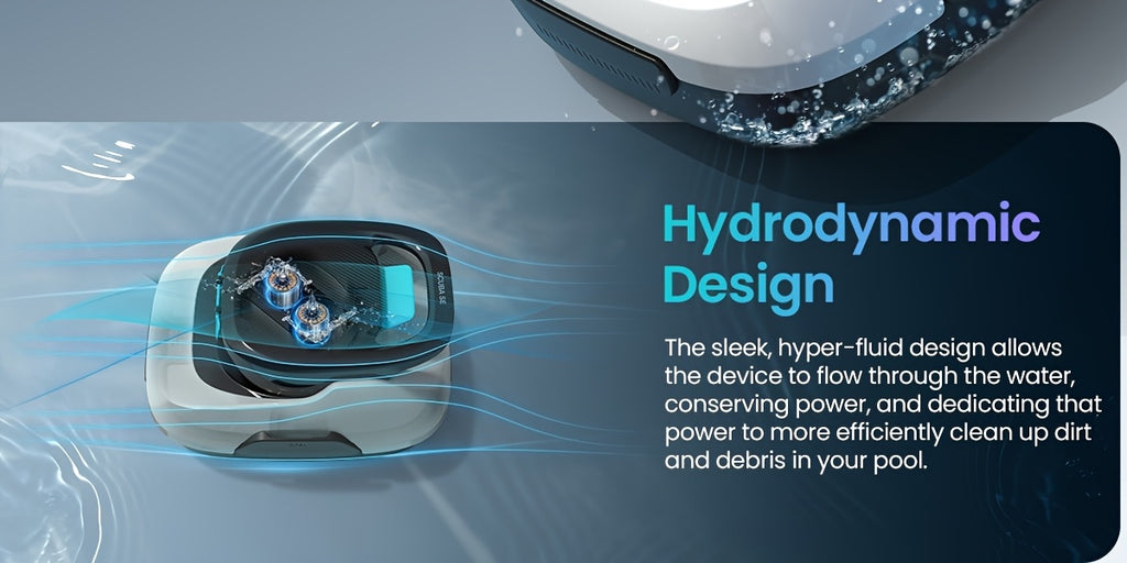 Refurbished AIPER Pool Cleaner Robot for Above Ground Flat Pools Up to 860 Sq.ft Cordless Pool Cleaner with 90-Min Runtime, Smart Self-Parking, Lightweight, Pool Vacuum Scuba SE