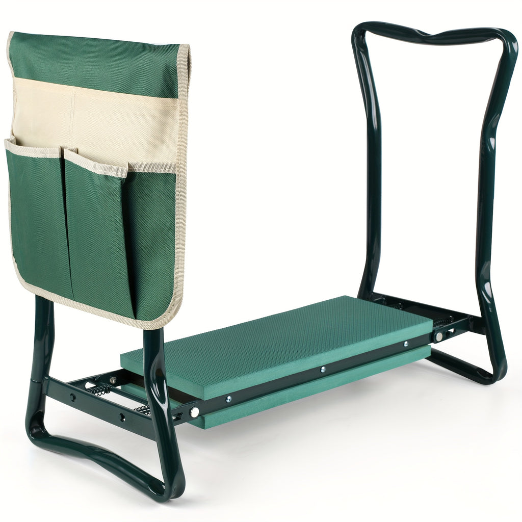 A Garden Kneeling Pad And Seat That Features a Thick And Wide Soft Cushion, This Foldable Gardening Bench Is Sturdy Enough for Both Kneeling And Sitting, Making It an Excellent Gift for Women And Seniors Who Love Gardening