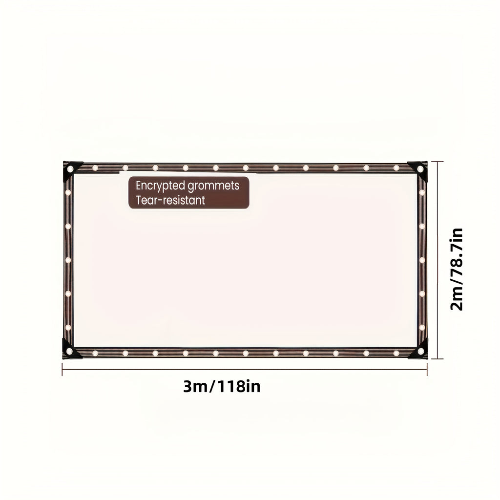 Heavy-Duty Transparent PVC Waterproof Tarp, 20-Mil Thickened Material Strong Tear Resistance, with Reinforced Metal Eyelets for Easy Fastening. The Transparent Design, for Sunshade in Pergolas, Rain Protection on Terraces, Porch Cars, And Balconies