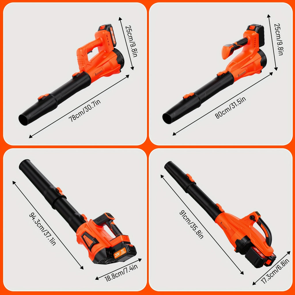 [Christmas Gift] Portable Wireless Leaf Blower, Lightweigh And TWireless Leaf Blower, Portable Rechargeable Blower, Small And Lightweight Car Duster, Compact Handheld Vacuum Cleaner, Which Can Easily Maintain Lawns And Gardens, Christmas Gift, Local Wareh