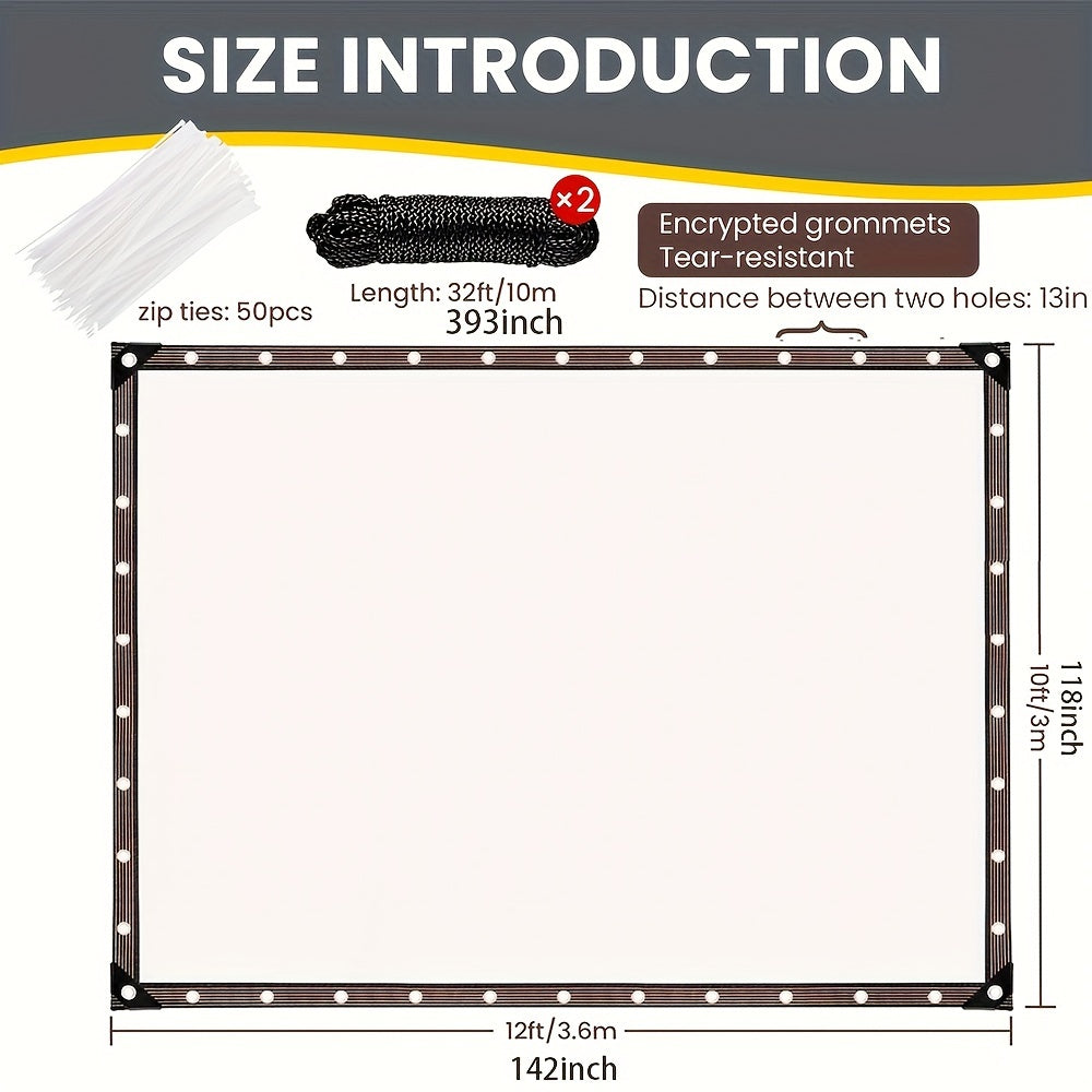 Clear Waterproof Tarps(increase Grommets, Windproof Rope +Ties)Poly Tarpaulin Outdoor Garden Rainproof Covering, Clear Vinyl Tarp with Patio, for Covering Henhouse Porch Canopy Plant Camping