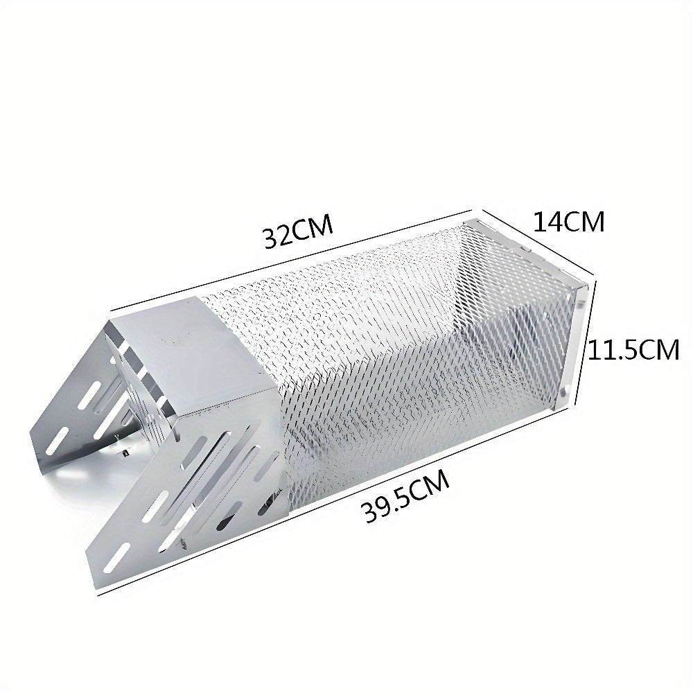 Metal Rat Trap for Mice Sensitive Pedal Indoor Outdoor Garden Shed Home Use No Kill Humane Catch and Release