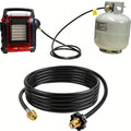 Mr. Heater Buddy Series Hose Assembly - 10-Foot Propane Hose Adapter, Compatible with Mr. Heater Buddy Heater, Portable Grill, And More, Connects to 5-100Lb Tank Model# F273704