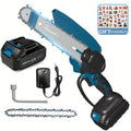 Mini Electric Saw, Portable Handheld Electric Pruning Saw with Splash Guard, Safety Lock, And Rechargeable Battery for Safe Trimming. Ideal for Quickly Cutting Branches, Lawns, Home And Garden Use. Tool Discount, Men'S Gift, Christmas