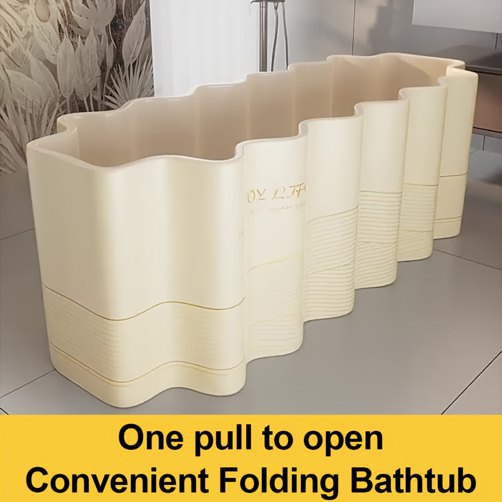 Portable Hot Tub for Home Gym, Quick Setup. Portable Hot Tub - No Installation Required, Foldable Storage, Dual Drainage Design - Ideal Christmas Gift