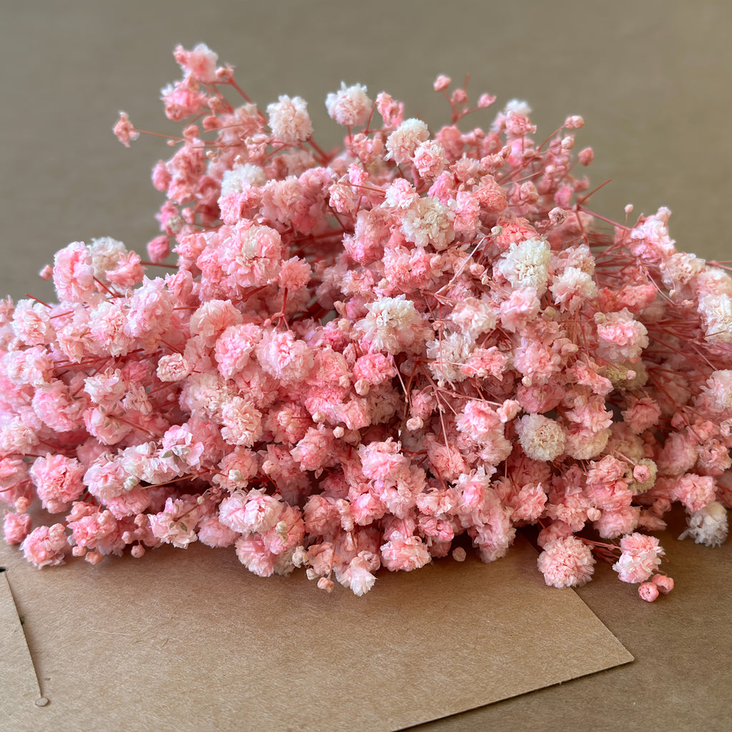 [Weddings Christmas Halloween] 110pcs Pink Faux 'S Breath Flowers | Synthetic Blooms Perfect for Indoor/Outdoor Home Decor, Ideal for Weddings, Engagements, Christmas, Halloween, Thanksgiving, Valentine's Day, and June Festivals