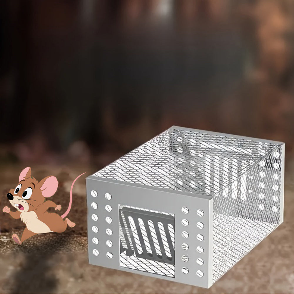 [For Indoor/Outdoor] Continuous Capture Automatic Iron Trap: Safe And Effective Control for Indoors And Outdoors. This Works Tirelessly to Catch Ideal for Homes, Yards, And Sheds. Sturdy Iron Design Guarantees Reliability