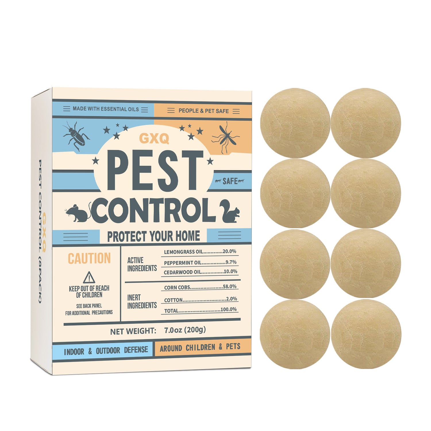 Pest Control, Powerful Insect Repellent Sachets, Peppermint Pest Repellent – Repels Mice/Rats/Mosquitoes, Keeps Pests Away, Home Insect & Rodent Repellent (Against Mice, Ants, Cockroaches, Mosquitoes Moths), Car Engine Rodent Deterrent for Squirrels Rats,