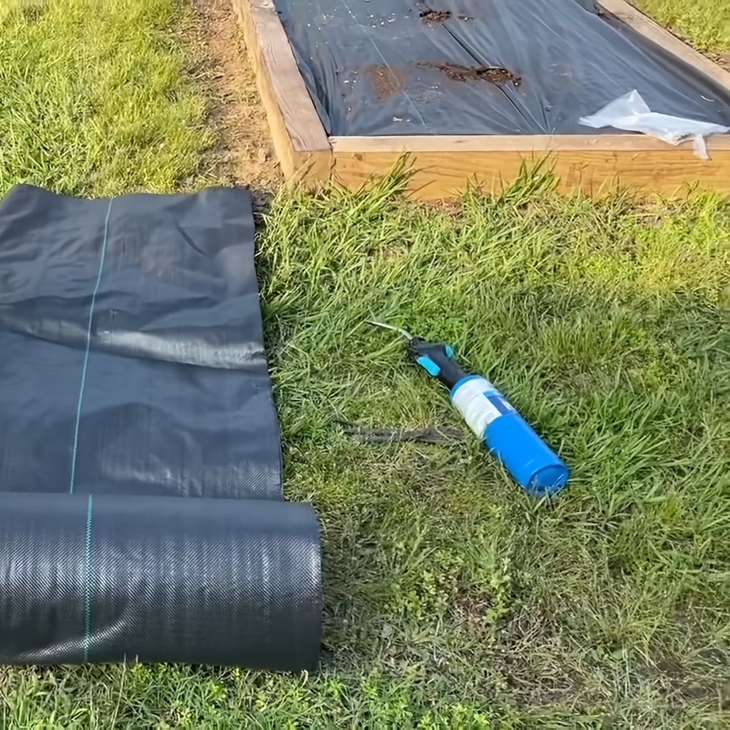 Grass Proof Fabric Lane Fabric, Commercial Grade Landscape Fabric, Garden Grass Proof Fabric Heavy-Duty, Geotextile Bottom Gravel, Ground Covering Drainage Fabric, Weed Mat