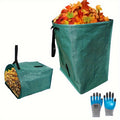 52.83gal Garden Deciduous Bag for Collecting Leaves And Yard Waste, Dustpan-Type Garbage Bag for Garden Debris