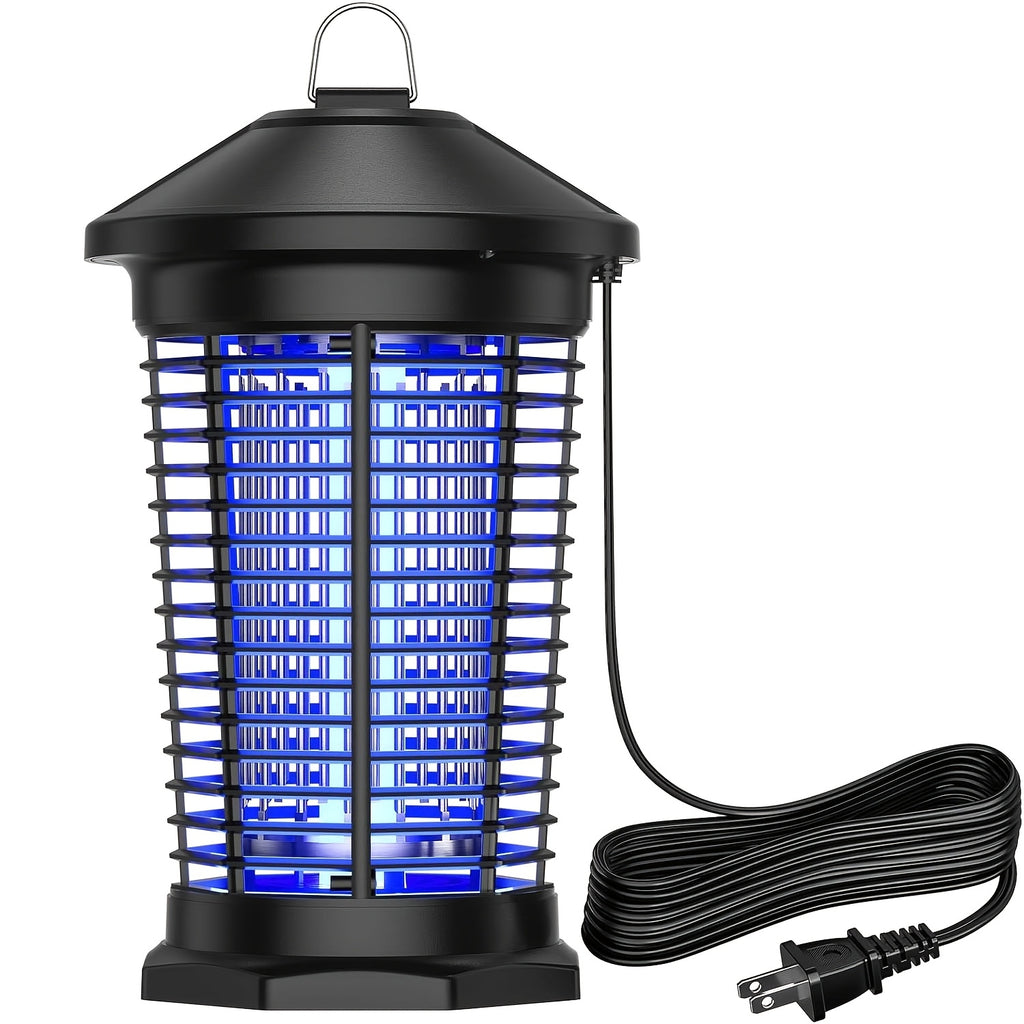 [Indoor & Outdoor Use] Ultimate Portable Mosquito Killer 4000V Electric Mosquito Zapper, UV Attractant + Diamond Grid, Indoor & Outdoor Use, Perfect For Home, Backyard & Camping!(Free Screwdriver And Cleaning Brush)