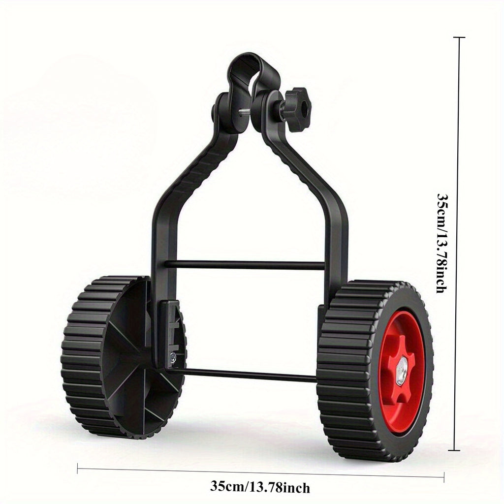 String Trimmer Wheel Attachment Non-slip Detachable Lawn Mower Support Wheels Labor-saving Replacement Lawn Mower Accessories, Lawn Mower Accessories