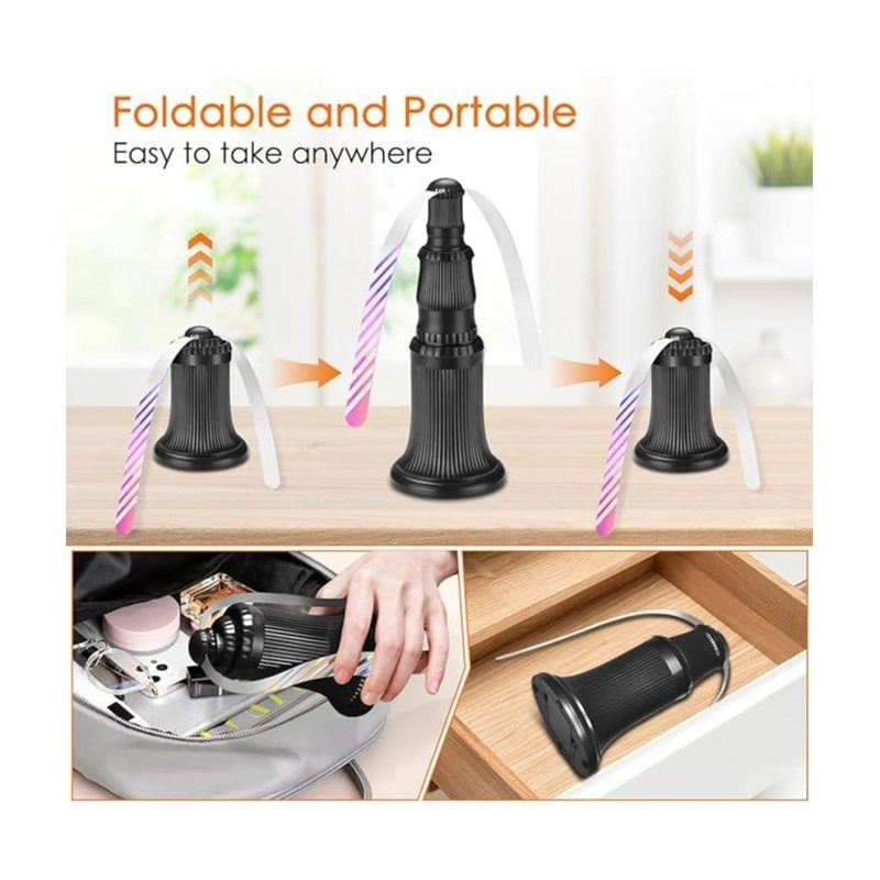 Fly Fans for Tables, Fly Fan for Indoor Outdoor Tables Battery Powered Fly Swatter Fan to Keep Flies Away with Holographic Blades for Home Party Outside Picnic, 6 Pack