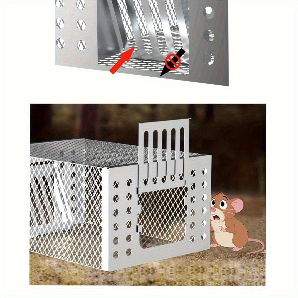 [For Indoor/Outdoor] Continuous Capture Automatic Iron Trap: Safe And Effective Control for Indoors And Outdoors. This Works Tirelessly to Catch Ideal for Homes, Yards, And Sheds. Sturdy Iron Design Guarantees Reliability