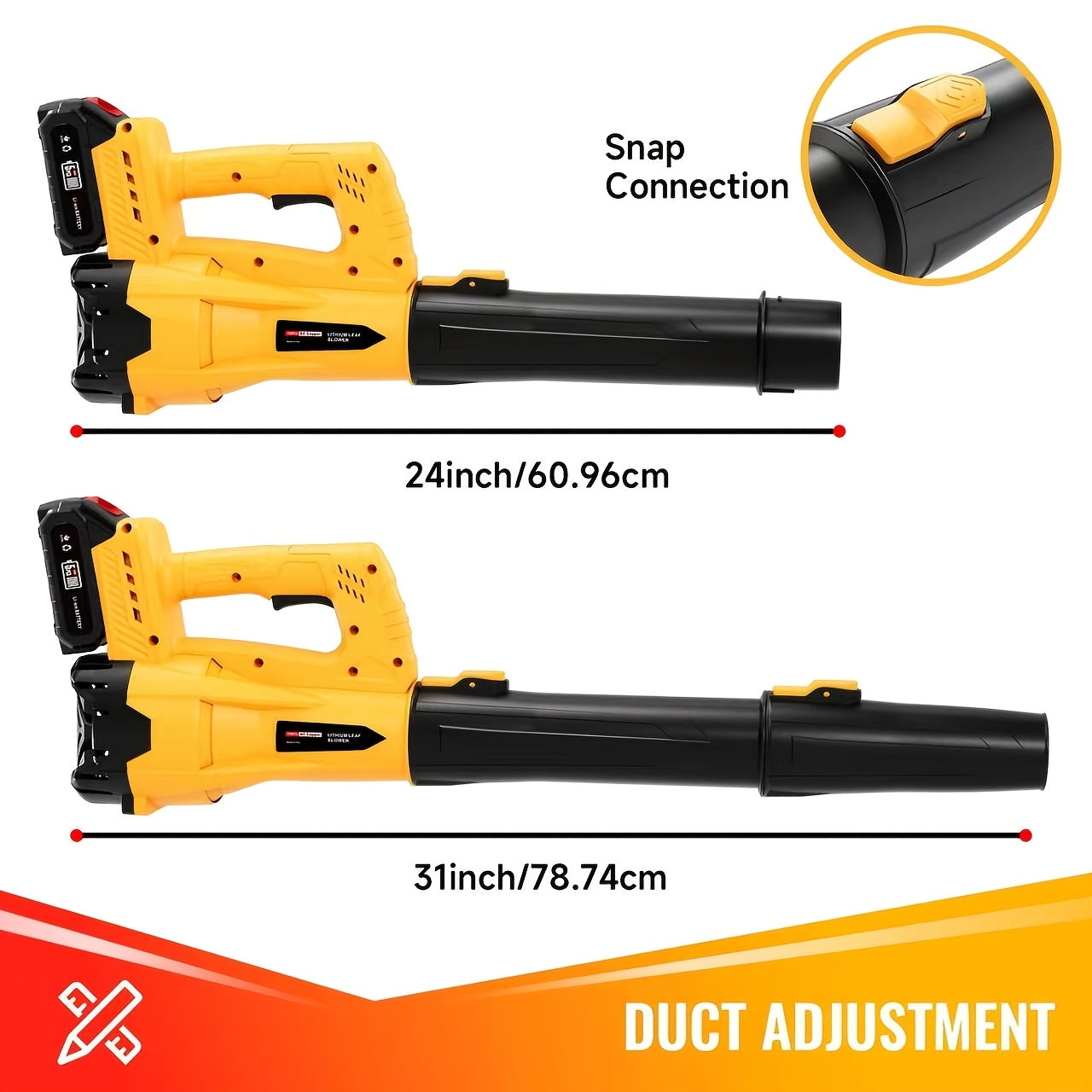 20V Leaf Blower - 160MPH High-Speed, Lightweight, Equipped with 2X 4.0Ah Batteries And Fast Charger. Perfect for Lawn, Yard, Patio, And Driveway Cleaning, an Excellent Home Helper for Winter Storms/Blizzards