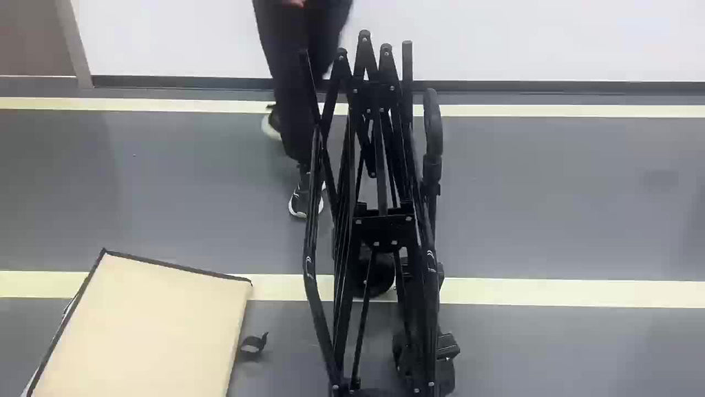680 Lb Load Capacity Folding Handcart, 60-gallon Capacity - Can Convert Into A Sofa Stool, Perfect For Camping, Beach, Picnics, Gardening - Durable Metal Frame, Large Foldable Handcart, Garden Tool Cart