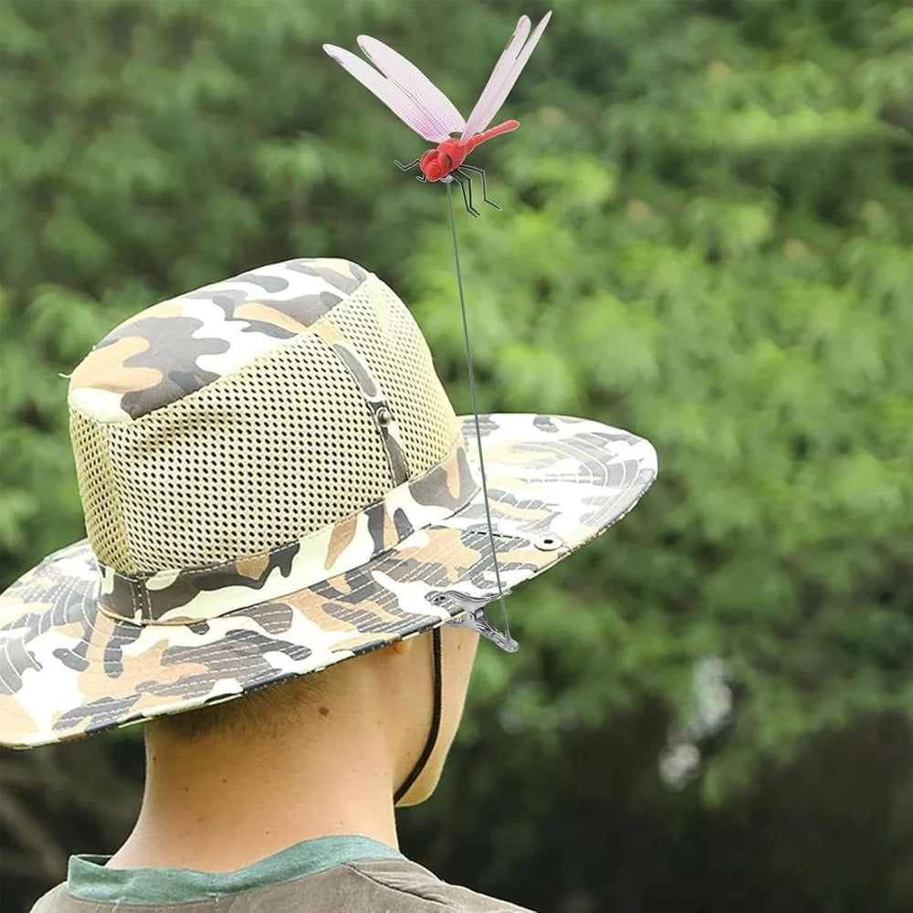 Insect Repellent Dragon Bat Clip Set (20pcs), 3D Fake Dragon Bat Hat Jewelry, Decorative Garden Dragon Bat (20pcs, 4 Colors Optional)