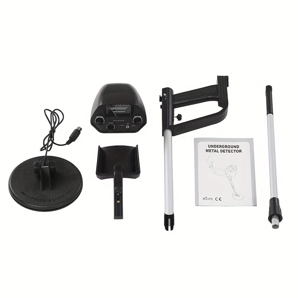 LCD Metal Detectors Golden Digger Deep Sensitive Hunter Coil Searcher, Adjustable High-Sensitivity Coil Golden Digger Deep Search Metal Detector - Accurate Treasure Hunter For Beginners And Professionals - Suitable For Finding Lost Jewelry And Coins