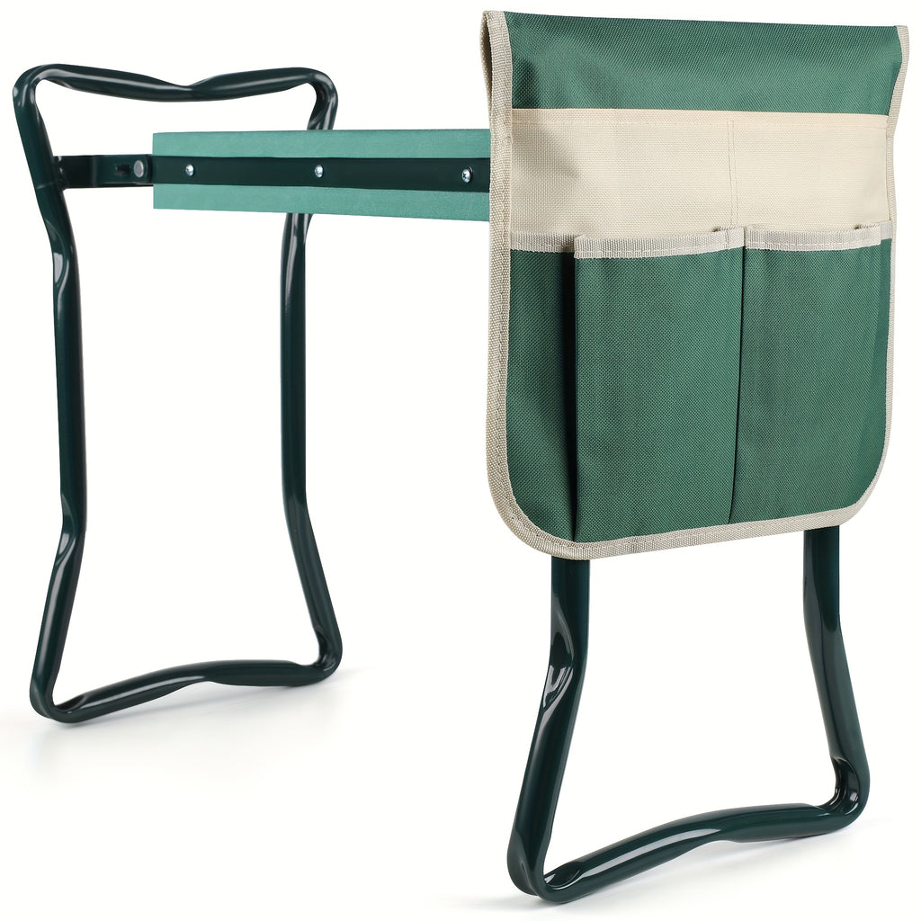 A Garden Kneeling Pad And Seat That Features a Thick And Wide Soft Cushion, This Foldable Gardening Bench Is Sturdy Enough for Both Kneeling And Sitting, Making It an Excellent Gift for Women And Seniors Who Love Gardening