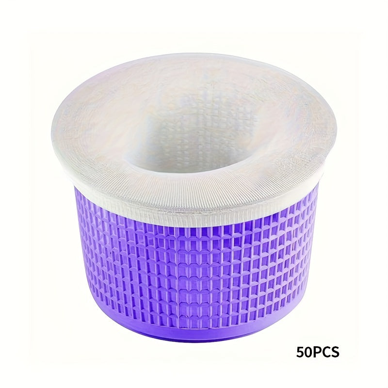 50pcs, Pool Skimmer Socks Filters Baskets, Skimmers Cleans Debris And Leaves for In-Ground And Above Ground Pools