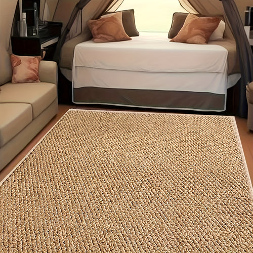 1 Extra-Large Outdoor Mat - Thick Artificial Turf & Coconut Coir Blend, Durable & Machine-Washable (100% Polyester). Perfect for Patios, Camping, Gardens, Poolside. Natural Summer Aesthetic for Sunny Patio Decor.