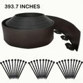 Flexible Garden Boundary Tape Measuring 393.7 Inches, Or 787.4 Inches, Designed for Landscape Edging. This Mini Plastic Fence Comes with 30 Stakes And Is Suitable for Flower Beds in Courtyards