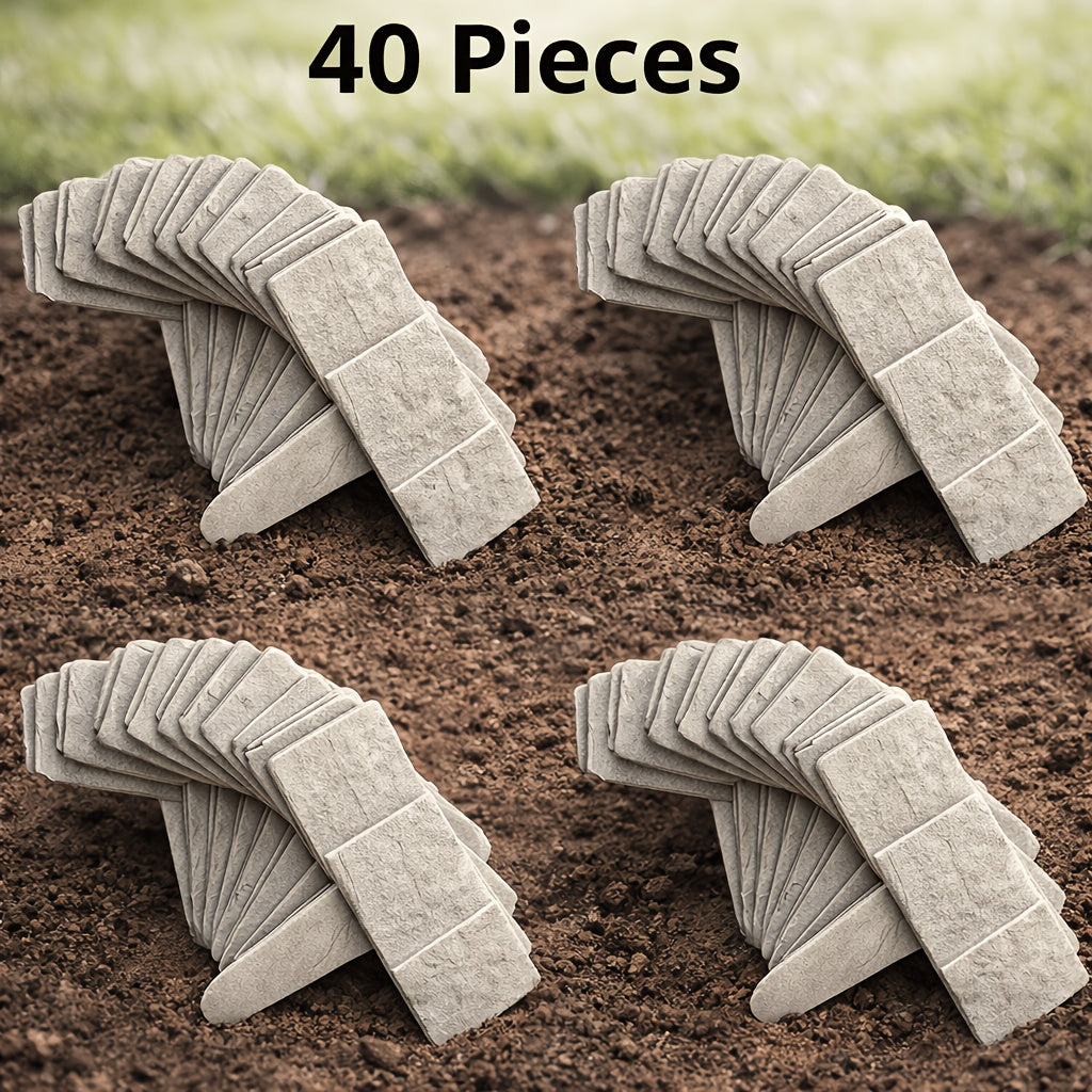 5pcs-80pcs Plastic Garden Landscape Boundary Fence Set, Lawn Autumn Decoration, Outdoor Vegetable Garden Easy to Install Partition Fence Decoration