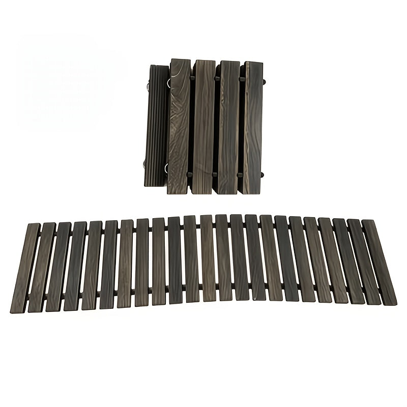 Roll-Up Wooden Garden Walkway, Slip-Resistant And Weather-Resistant Outdoor Path, Suitable for Lawns, Terraces, Courtyards, And Flower Bed Edges