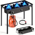 3/2/1 Burner Propane Stove for Outdoor Camping, Picnics, And Grilling - Ideal for Gardens, Gatherings, And Parties
